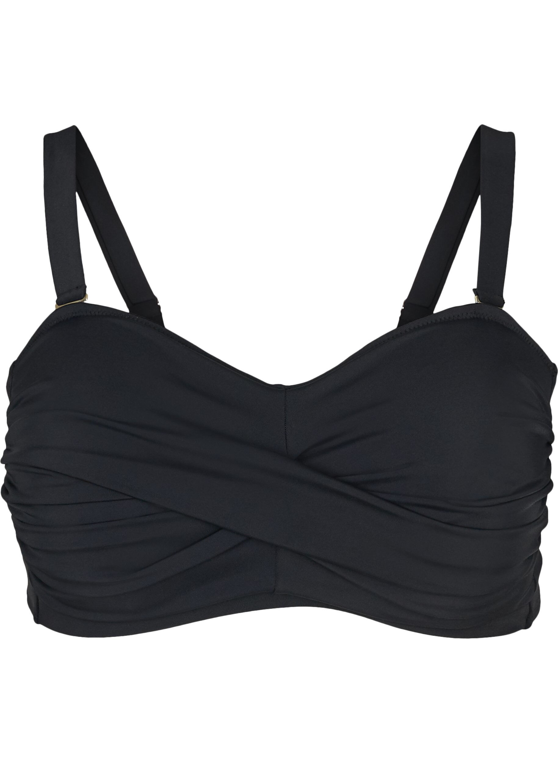 Zizzi Bikinioverdel, Black, Packshot image number 0