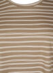 Stripete T-skjorte, Brun, Packshot image number 2