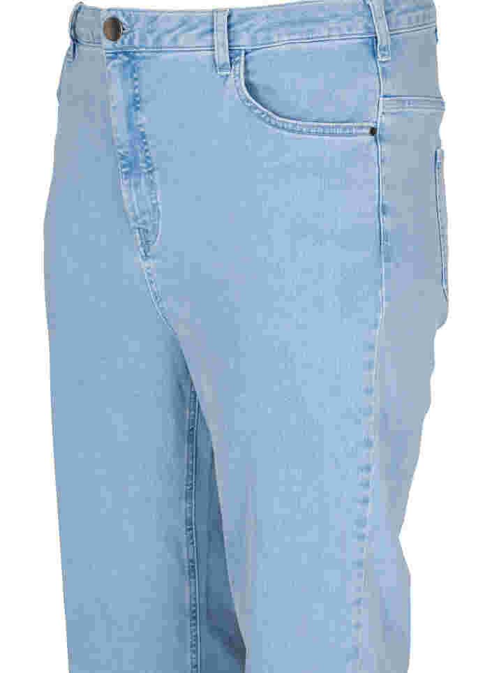 Megan jeans med ekstra høyt liv, Light blue, Packshot image number 2