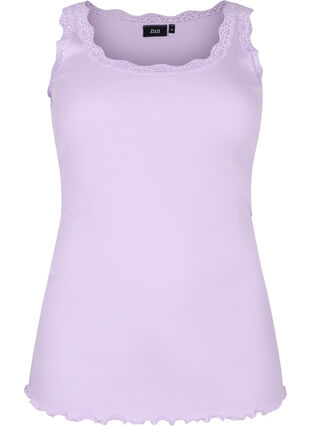 Topp med blondekant, Lilac Breeze, Packshot image number 0