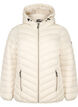 Lettvektsjakke med hette, Beige, Packshot image number 0