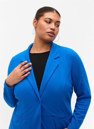 Blazer med lommer, Directoire Blue, Model image number 2