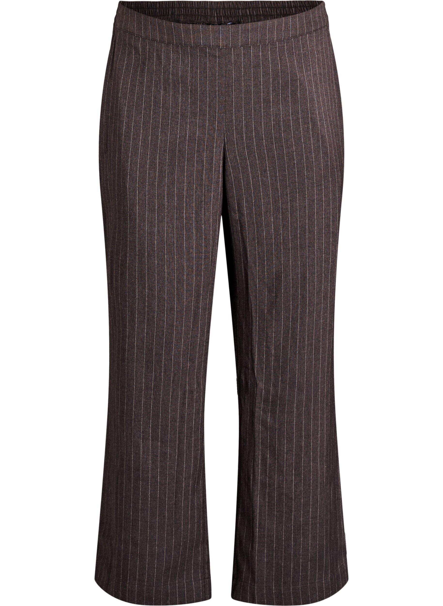 Bukser med vide ben og h&oslash;y midje