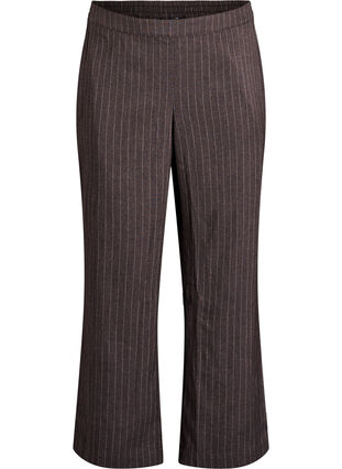 Zizzi Bukser med vide ben og høy midje, Brun, Packshot image number 0