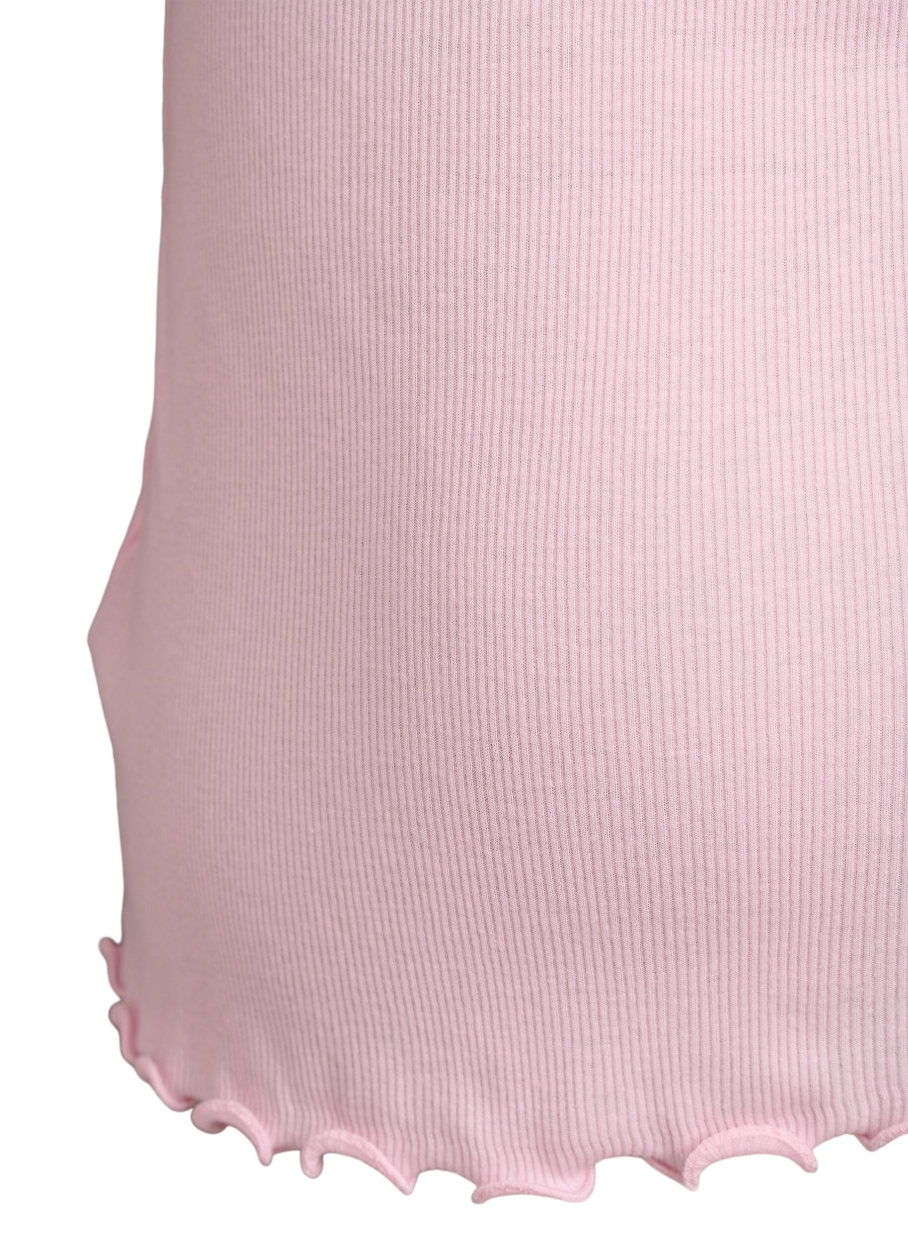 Zizzi Topp med blondekant, Rosa, Packshot image number 3