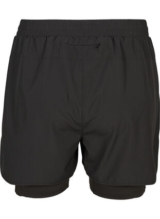 2 i 1 shorts, Black, Packshot image number 1