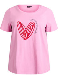 Bomulls-t-skjorte med motiv, Begonia P. w. Heart