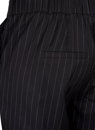 Bukser med pinstriper, Black W. Pinstripe, Packshot image number 3