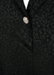 Jacquard-blazer i viskose, ton-i-ton, Black, Packshot image number 2