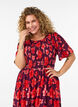 Kjole med smocking og blomstertrykk, Lilla, Model image number 2