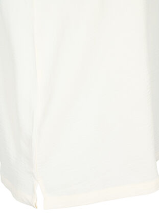 Ermeløs overdel med rynkedetaljer, Egret, Packshot image number 2