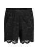 Blonder shorts med h&oslash;y midje og lommer, Svart, Packshot image number 0