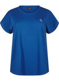 Ensfarget trenings-T-skjorte, Navy Peony