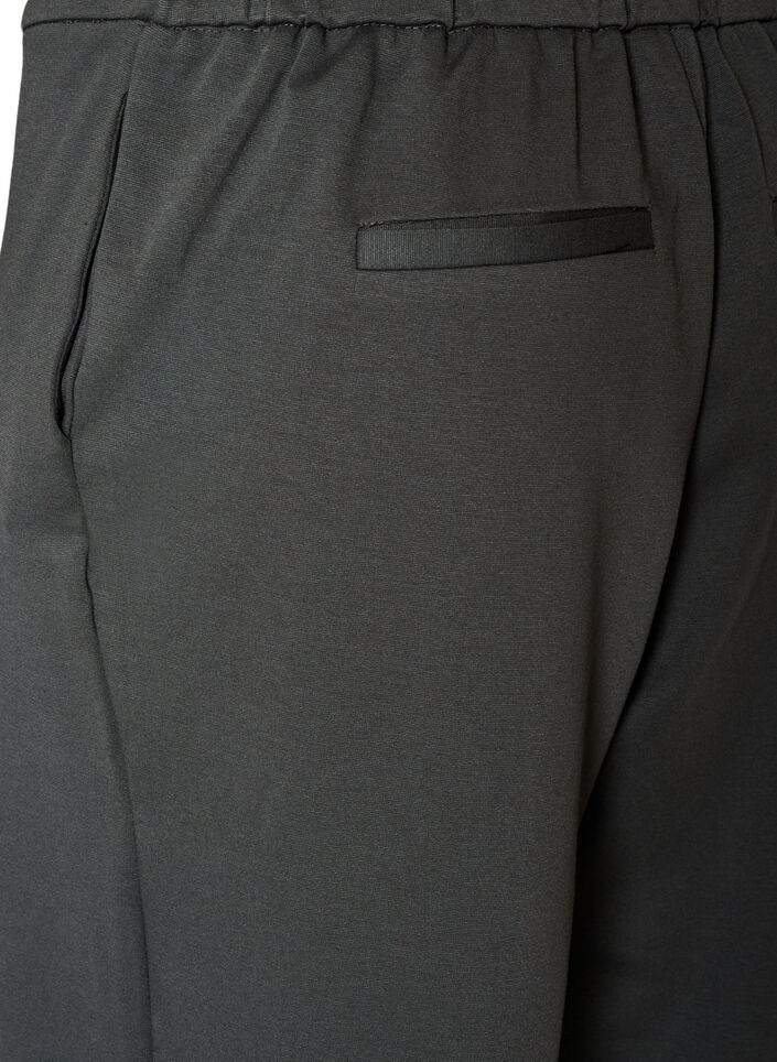 Loose fit jerseybukser med h&oslash;y midje, Gr&aring;, Packshot image number 3