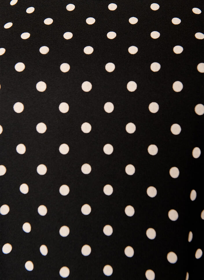 2-pakk T-skjortekjole med korte ermer, Svart, Packshot image number 2