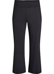 Trendy treningsbukser med en lett utsving, Black