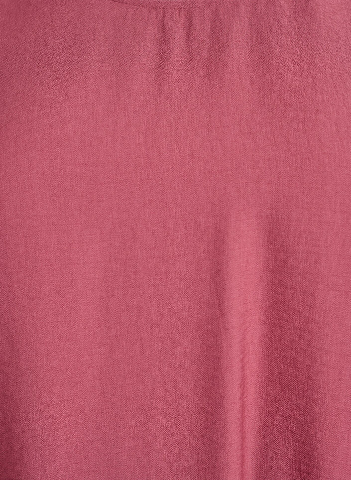 Langermet bluse i viskose, Rosa, Packshot image number 2