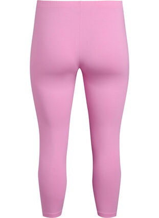 Zizzi Basis 3/4 leggings i viskose, Rosa, Packshot image number 1