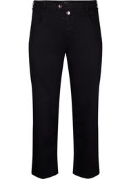 Regular fit Gemma jeans med høyt liv, Black