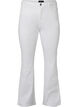 Ellen bootcut jeans med høyt liv, Hvit, Packshot image number 0