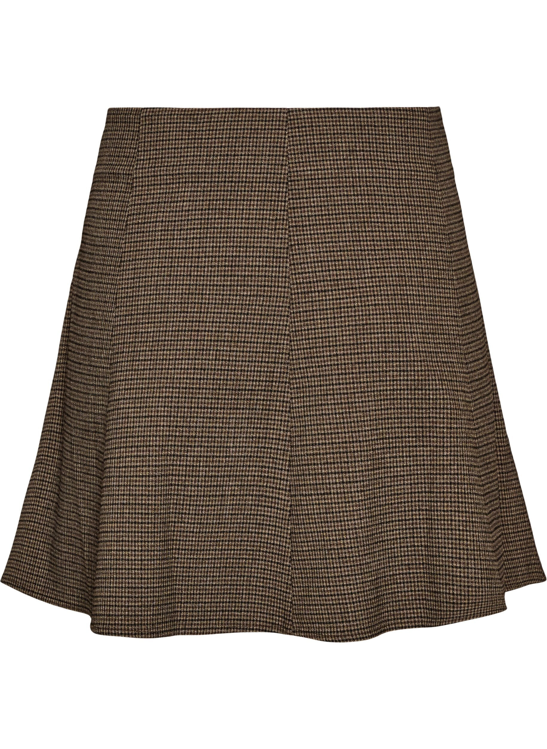 ZizziLiten A-line skj&oslash;rt, Brun, Packshot image number 1