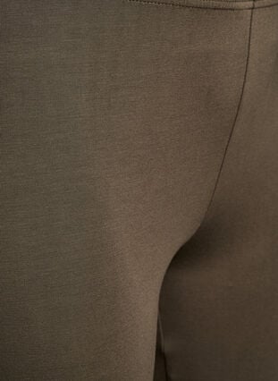 Zizzi Basis leggings i viskose, Grønn, Packshot image number 2