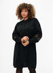 Kjole i viskose med heklede detaljer, Black, Model image number 0