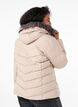 Kort boblejakke med hette, Beige, Model image number 2