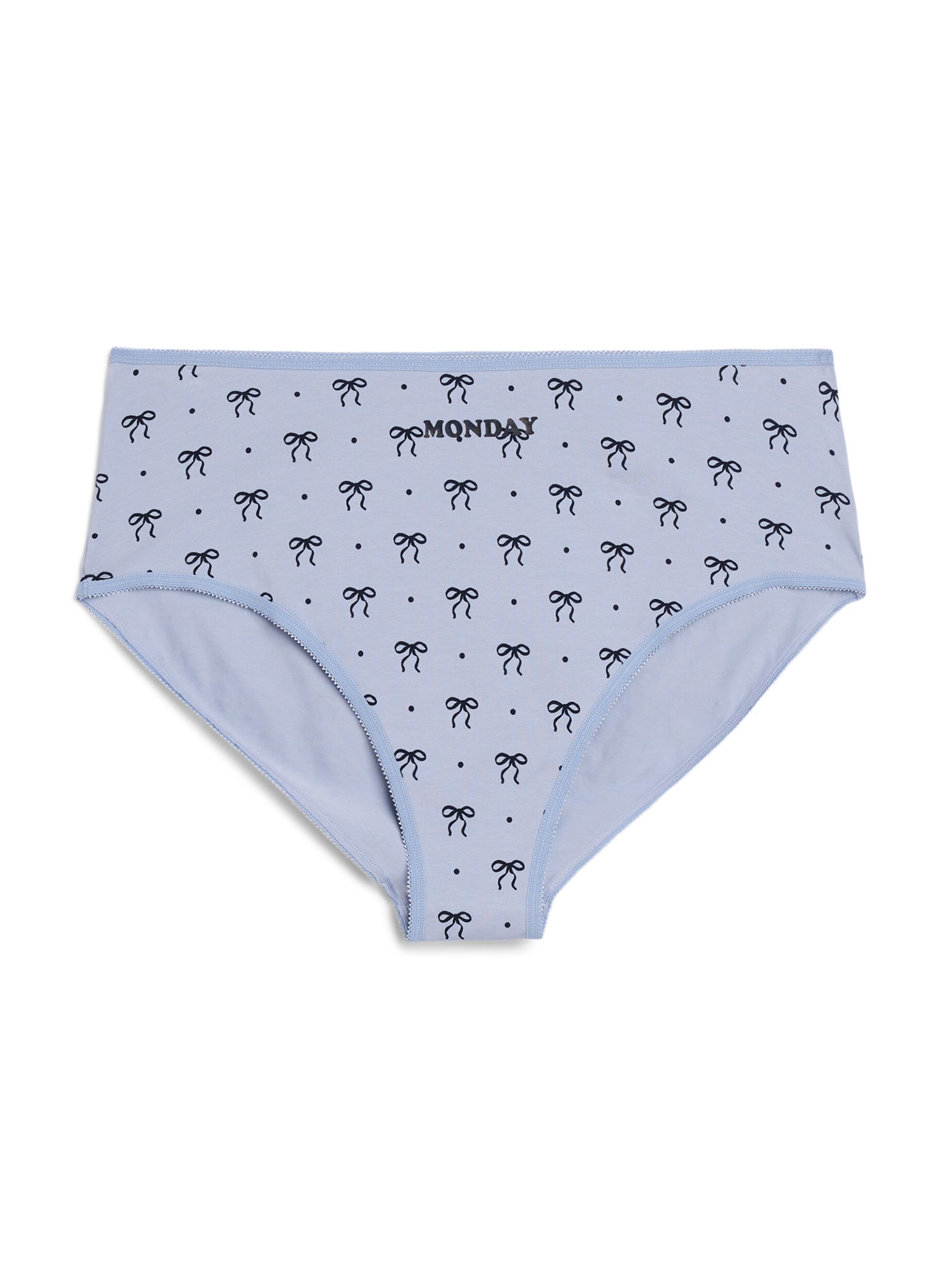 Zizzi7-pakning med truser med regular waist, Bl&aring;, Packshot image number 3