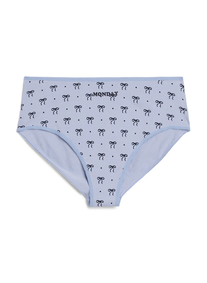 7-pakning med truser med regular waist, Bl&aring;, Packshot image number 3