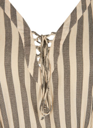 Stripete strandkjole i viskose, Sand Striped, Packshot image number 2
