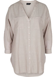 Stripete skjorte i 100% bomull, Quail Stripe