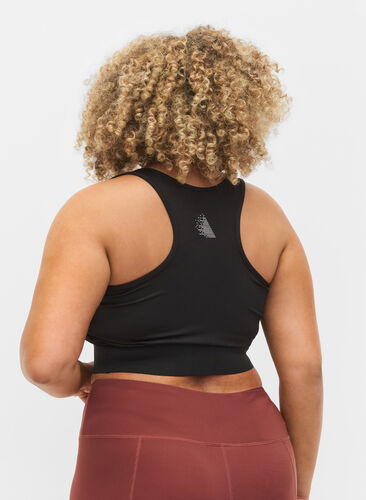 Sports-BH med bryterrygg, Black, Model image number 1