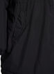 Lett polstret parka med hette, Svart, Packshot image number 3