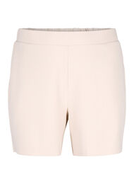 FLASH - L&oslash;stsittende shorts med lommer, Beige