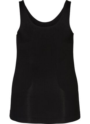 Zizzi Shapewear topp med brede stropper, Svart, Packshot image number 1