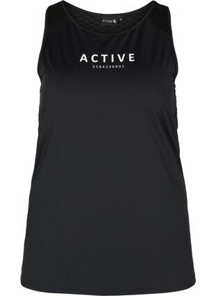 Treningstopp med tekst, Black, Packshot image number 0