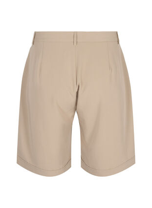 Shorts med påsydde lommer, Humus, Packshot image number 1