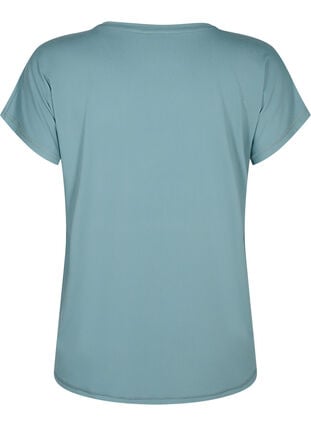 Kortermet trenings-T-skjorte, North Atlantic, Packshot image number 1