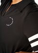 Sporty poloskjorte med stripete detaljer, Svart, Model image number 3