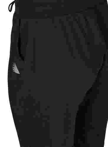 Løse treningsbukser med lommer, Black, Packshot image number 3