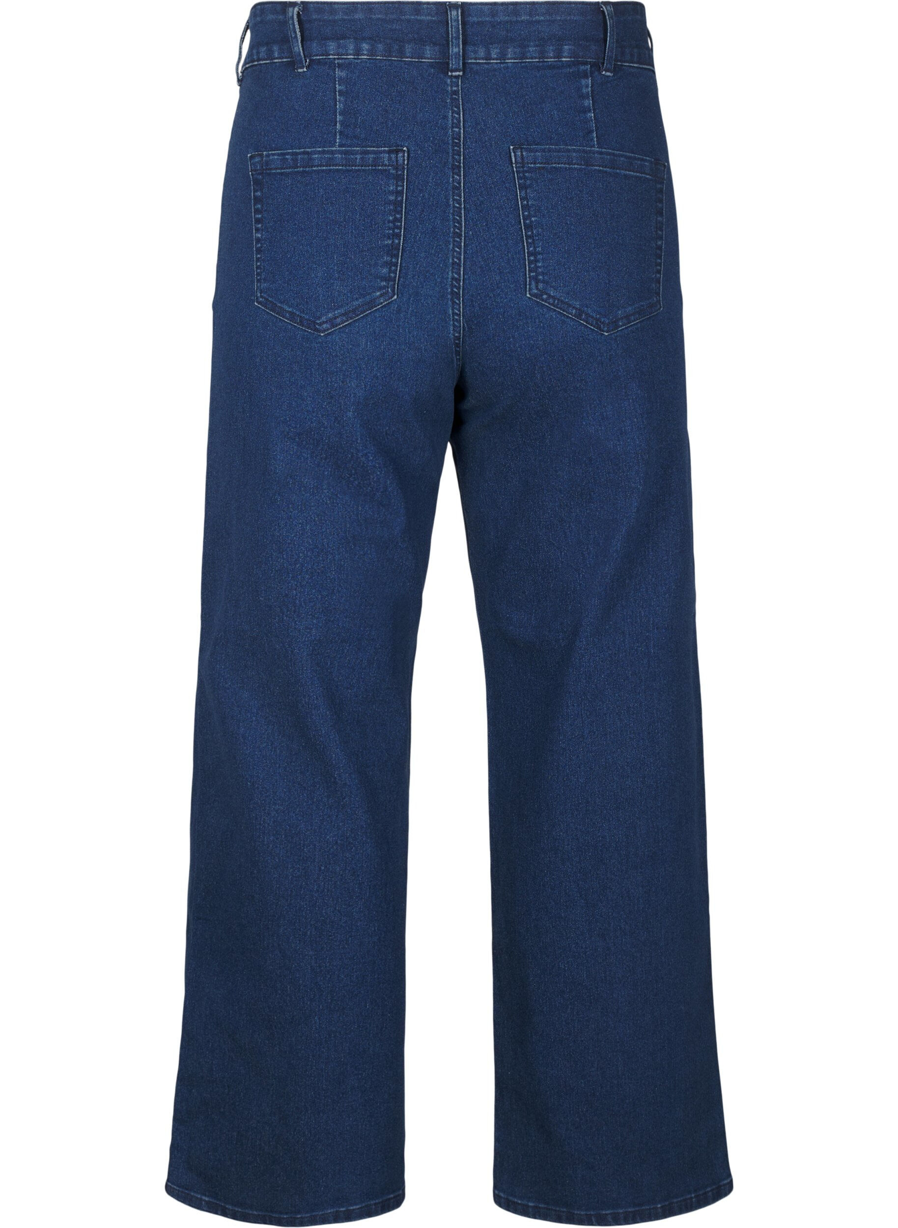 Zizzi FLASH - Vide jeans, Bl&aring;, Packshot image number 1