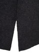 Lang strikket cardigan med lommer, Dark Grey Melange, Packshot image number 3