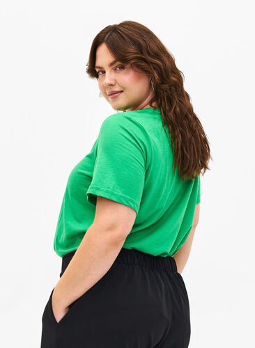 FLASH - T-skjorte med rund hals, Kelly Green, Model image number 1
