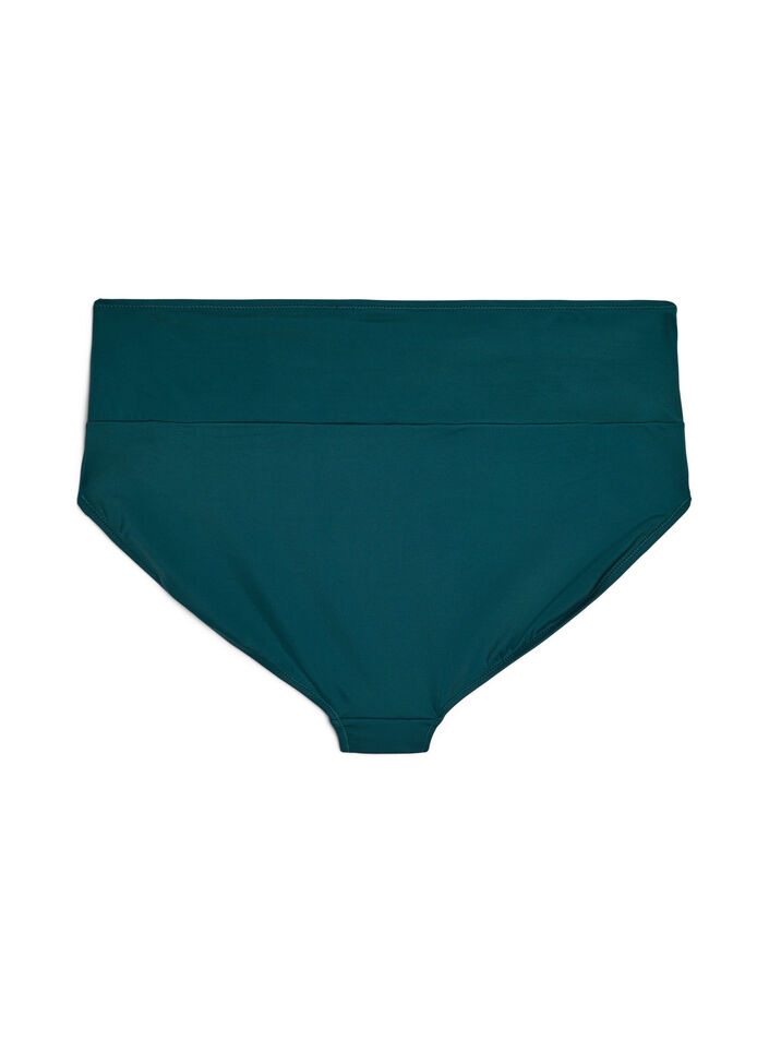 Bikinitruser med omslagsdetaljer, Gr&oslash;nn, Packshot