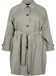 Trenchcoat med lommer og belte, Sea Spray