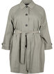 Trenchcoat med lommer og belte, Sea Spray, Packshot image number 0