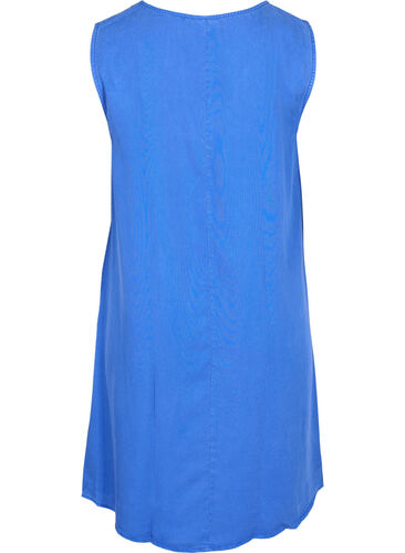 Spencerkjole med V-hals, Dazzling Blue, Packshot image number 1