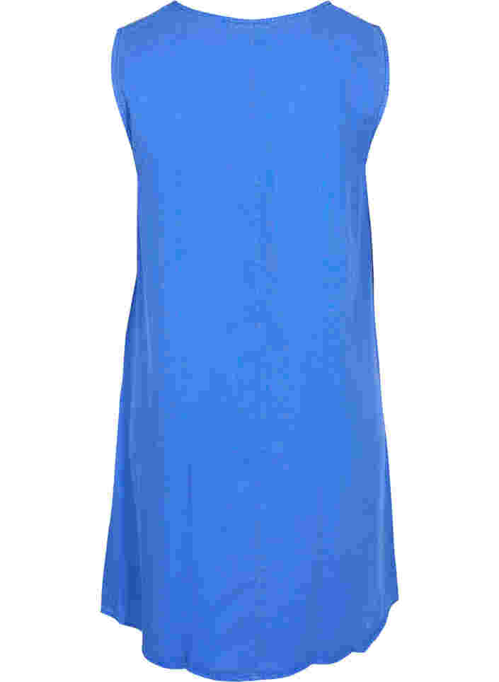 Spencerkjole med V-hals, Dazzling Blue, Packshot image number 1