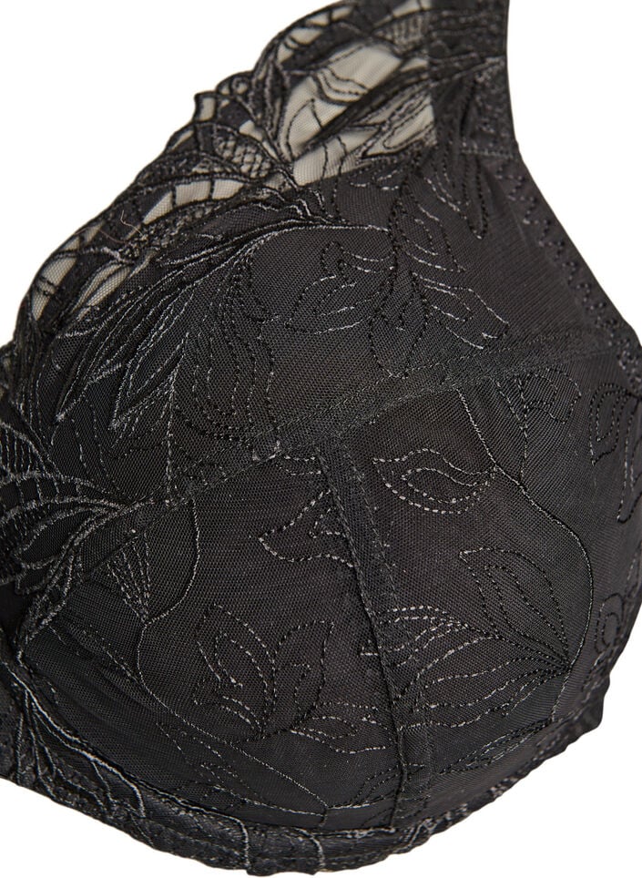 Polstret blonder BH med b&oslash;yle, Svart, Packshot image number 2